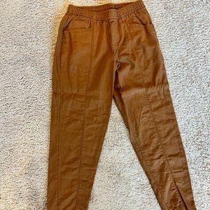 Brown Linen Pants
